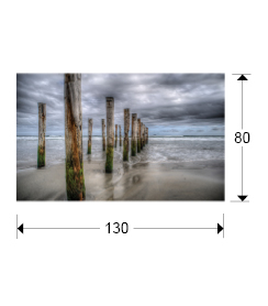 Tablou decorativ print pe sticla securizata Marea Baja 130x80 cm tematica marina, 826198 - Schuller [3]