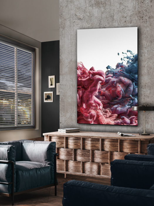 Tablou decorativ print pe sticla securizata Mixtura 150x100 cm, design abstract, 753487 - Schuller [2]