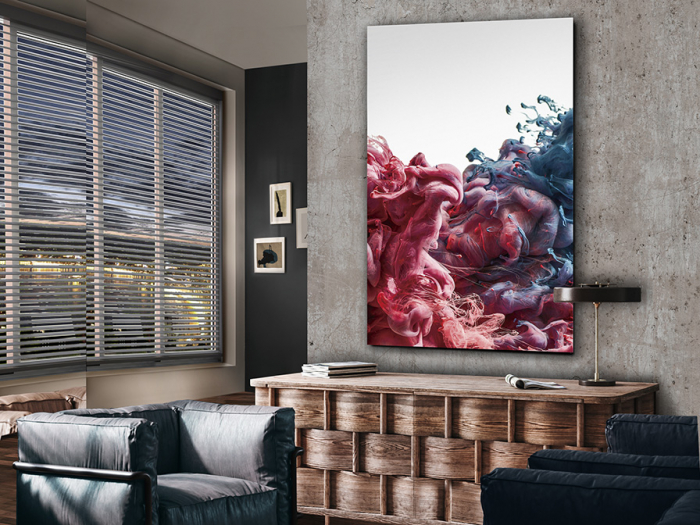 Tablou decorativ print pe sticla securizata Mixtura 150x100 cm, design abstract, 753487 - Schuller [3]