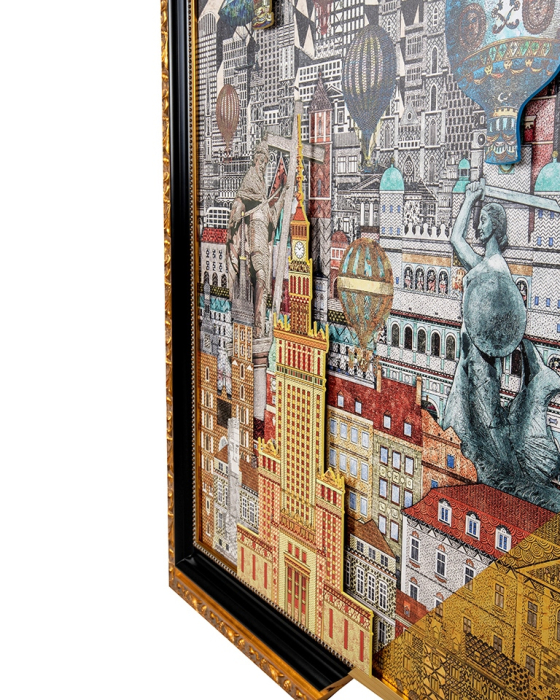 Tablou Decorativ Warsaw Girl 110x3x174 cm - King Home [6]
