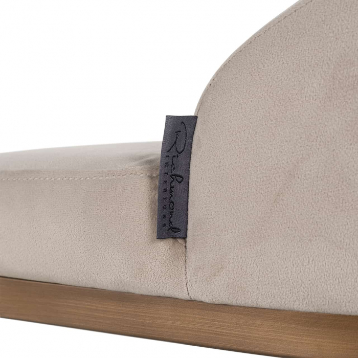 Taburet de bar Bolton Bolton kaki catifea / aur periat ignifugat (FR-Quartz 903 Khaki), S4580 FR KHAKI VELVET - Richmond Interiors [5]