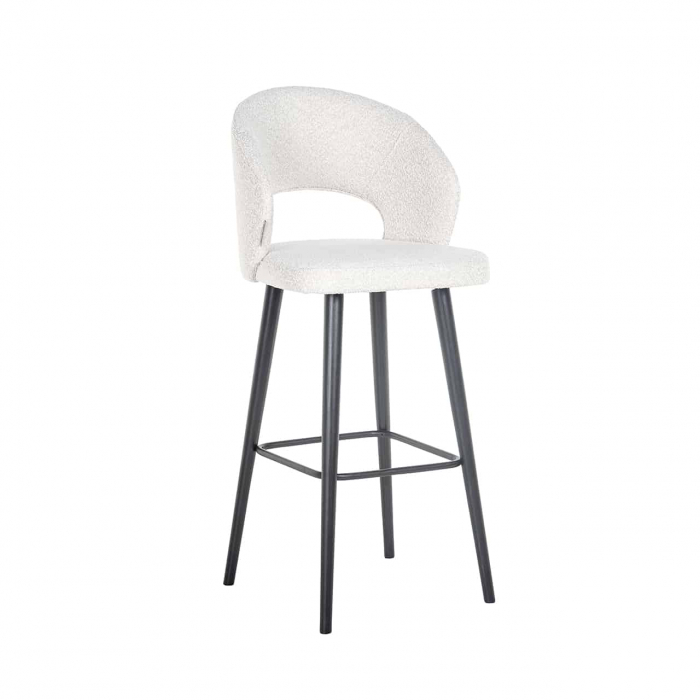 Taburet de bar Savoy alb boucl√© (Copenhaga 900 Boucl√© Alb), S4562 WHITE BOUCLE - Richmond Interiors [1]