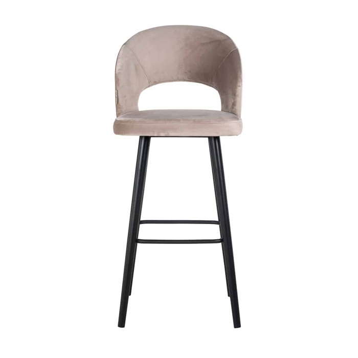 Taburet de bar Savoy kaki catifea (Quartz Khaki 903), S4562 KHAKI VELVET - Richmond Interiors [4]
