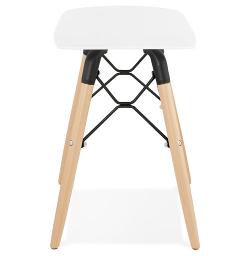 Taburet de design Boyd stil scandinav 47x34x47 cm alb / lemn, BS02210WH - Kokoon [3]