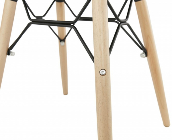 Taburet de design Boyd stil scandinav 47x34x47 cm negru / lemn, BS02220BL - Kokoon [8]