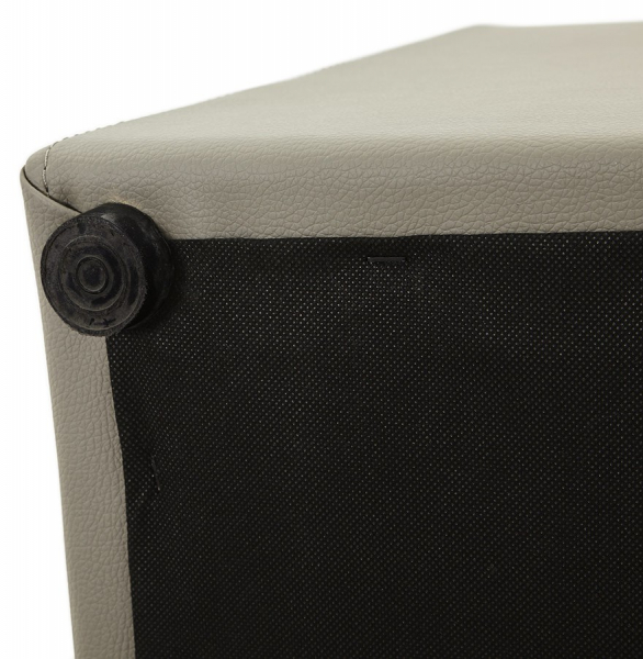 Taburet de design cub RUBIK gri 41x41 cm piele sintetică premium, LS00760GR - Kokoon [7]