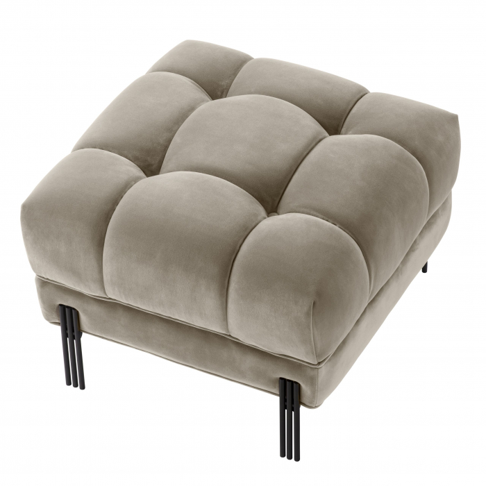   Taburet Sienna savona greige catifea 113199 EICHHOLTZ [2]