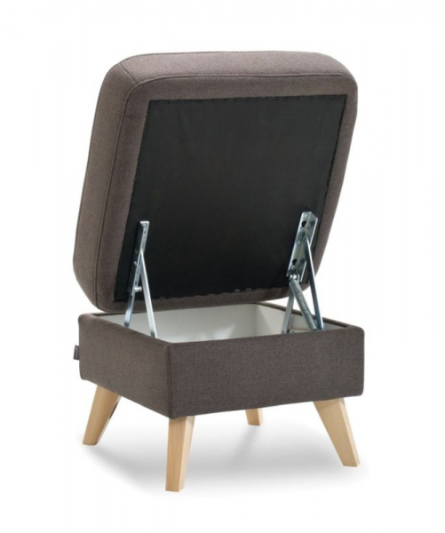 Taburet Nappa cu spatiu depozitare, tapiterie personalizabila , NAPPA TBS A1 - Gala Collezione [3]