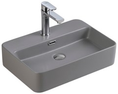 Lavoar aplicat baie TRUST 2, finisaj mat gri inchis, cod E-6282, COMAD [1]