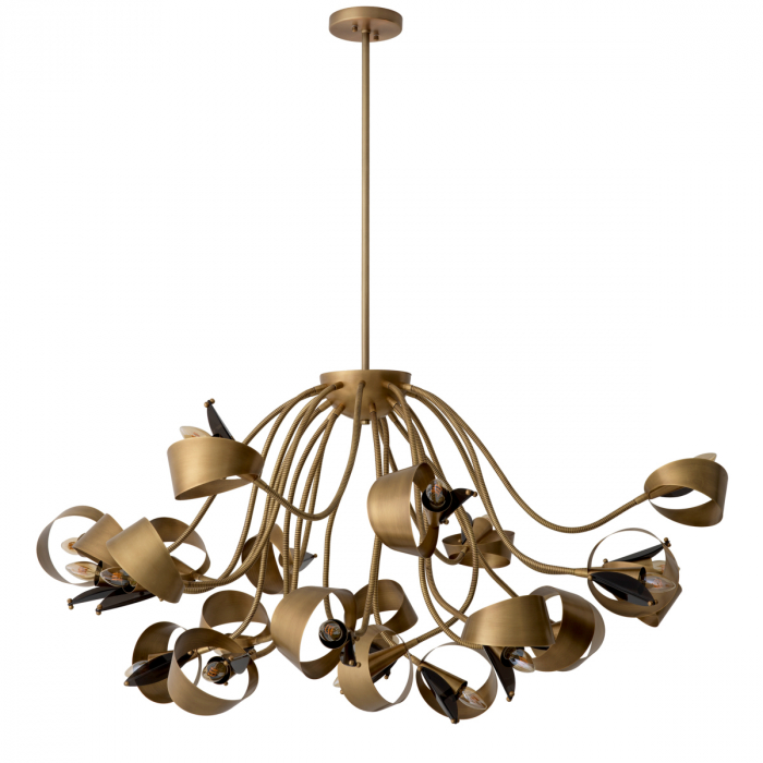   Candelabru Corrientes finisaj din alamă antică 116718 EICHHOLTZ [5]