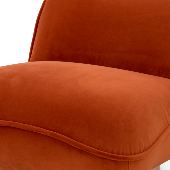   Scaun rotativ Relax savona catifea portocalie 116527 EICHHOLTZ [5]