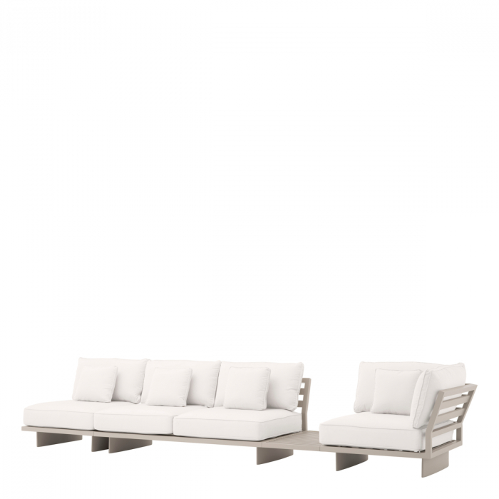   Canapea exterioară Royal Palm din pânză Sunbrella bej 114998 EICHHOLTZ [5]