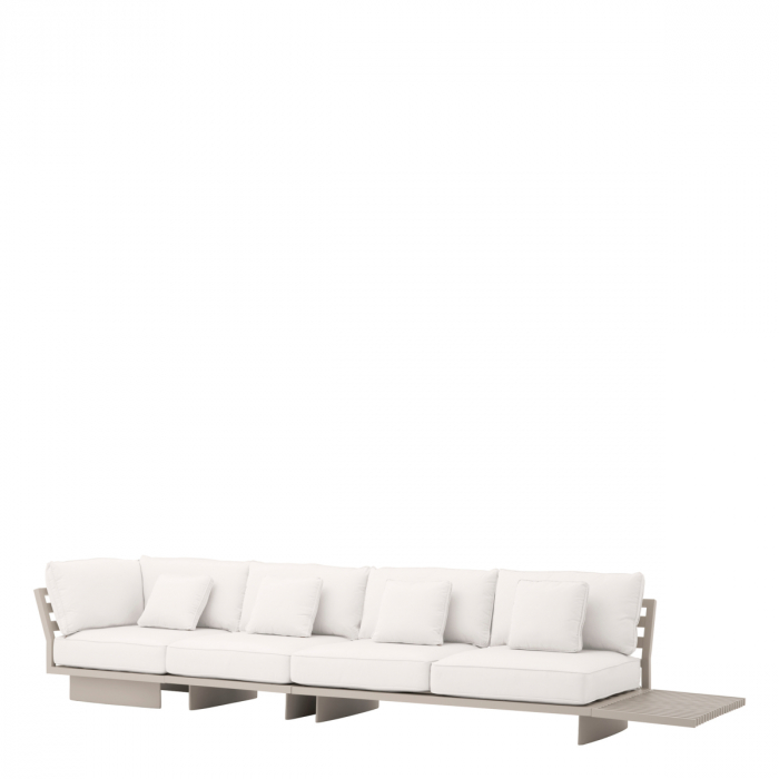   Canapea exterioară Royal Palm din pânză Sunbrella bej 114998 EICHHOLTZ [4]
