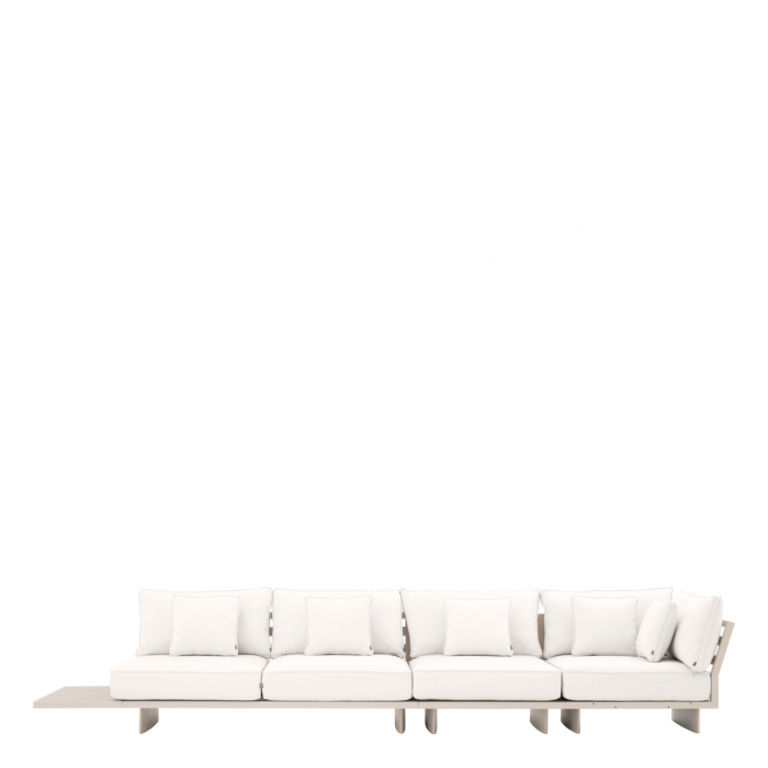   Canapea exterioară Royal Palm din pânză Sunbrella bej 114998 EICHHOLTZ [7]
