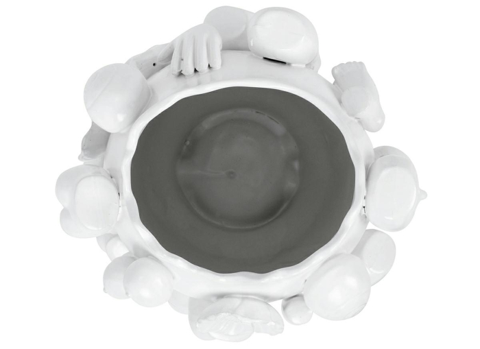 Vază Decorativă Body Parts 25x25x37 cm, Gresie Ceramică Alb - Kare Design [6]