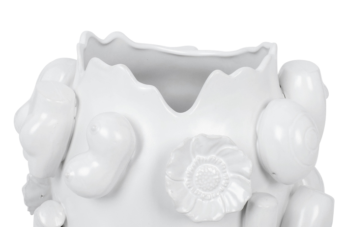 Vază Decorativă Body Parts 25x25x37 cm, Gresie Ceramică Alb - Kare Design [3]