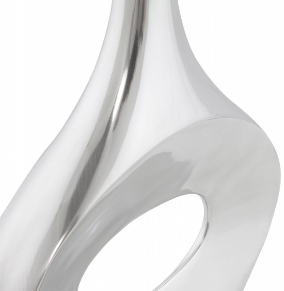 Vaza decorativa de design KEY Argintie / Aliminiu [6]