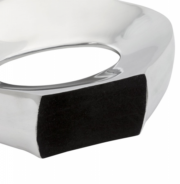 Vaza decorativa de design KEY Argintie / Aliminiu [7]