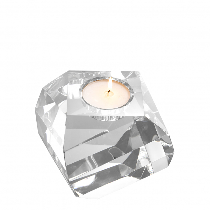   Suport pentru lumânări Tealight Lucidity din sticlă cristal. 112704 EICHHOLTZ [2]