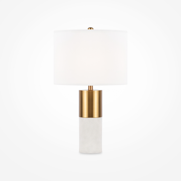 Veioza Bianco Z030TL-01BS, cu intrerupator, 1xE27, alba+aurie, IP20, Maytoni [1]
