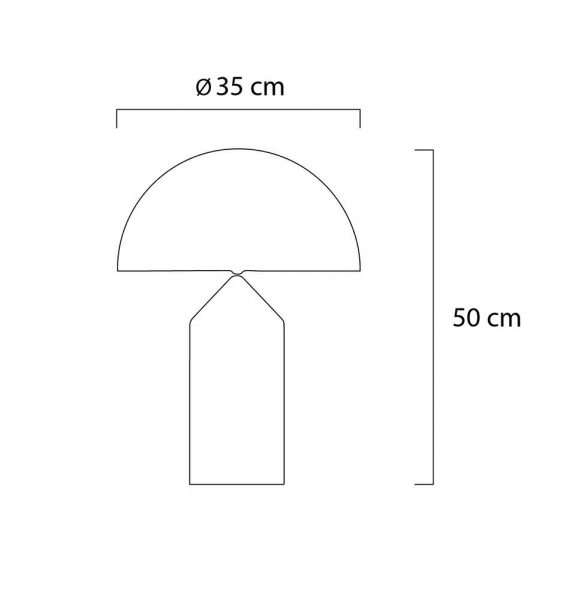 Veioza eleganta de design Zia 50 cm, negru/auriu, MT20520-2-250T - King [6]