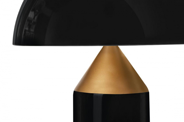 Veioza eleganta de design Zia 50 cm, negru/auriu, MT20520-2-250T - King [7]