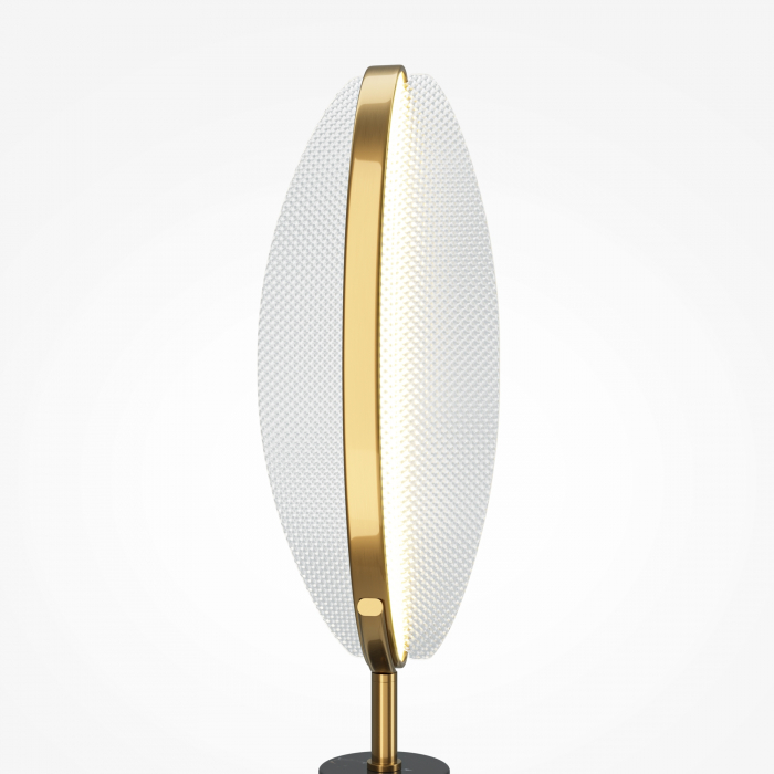 Veioza LED Breeze MOD281TL-L15BS3K, dimabil, cu intrerupator, 16W, 870lm, lumina calda, IP20, aurie+transparenta, Maytoni [2]