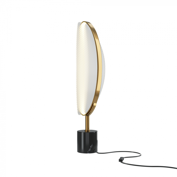 Veioza LED Breeze MOD281TL-L15BS3K, dimabil, cu intrerupator, 16W, 870lm, lumina calda, IP20, aurie+transparenta, Maytoni [1]