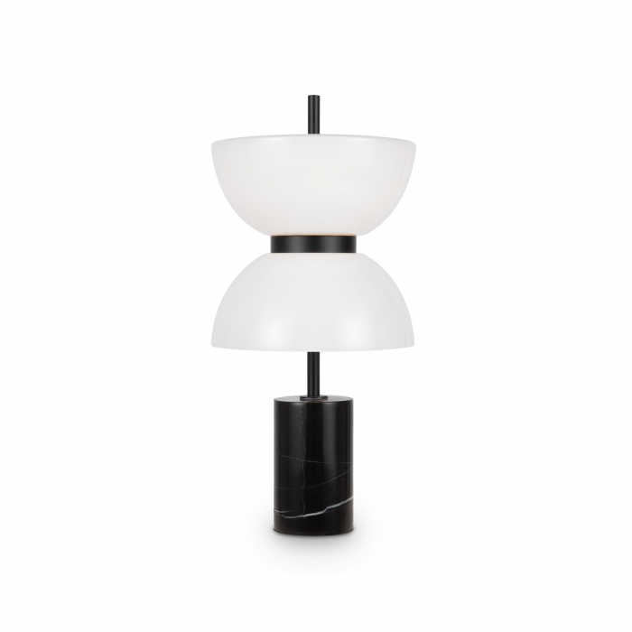 Veioza LED Kyoto MOD177TL-L11B3K, cu intrerupator, 11W, 500lm, lumina calda, IP20, neagra+alba, Maytoni [1]