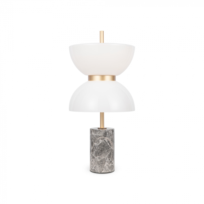 Veioza LED Kyoto MOD178TL-L11GR3K, cu intrerupator, 11W, 350lm, lumina calda, IP20, alba+gri, Maytoni [2]
