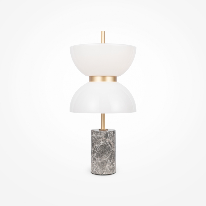 Veioza LED Kyoto MOD178TL-L11GR3K, cu intrerupator, 11W, 350lm, lumina calda, IP20, alba+gri, Maytoni [1]
