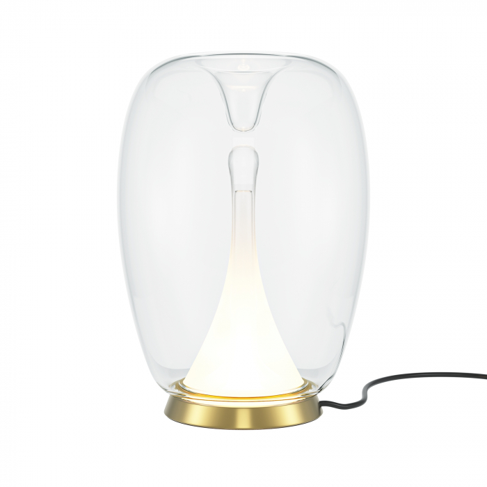 Veioza LED Splash MOD282TL-L15G3K1, cu intrerupator, 9W, 800lm, lumina calda, IP20, aurie+transparenta, Maytoni [1]