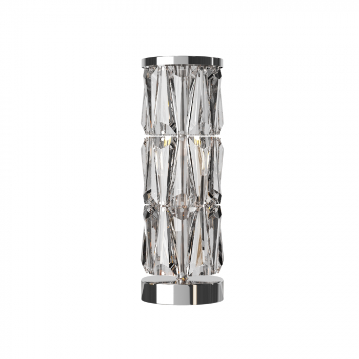 Veioza Puntes MOD043TL-02CH, cu intrerupator, 2xE14, crom+transparenta, IP20, Maytoni [4]