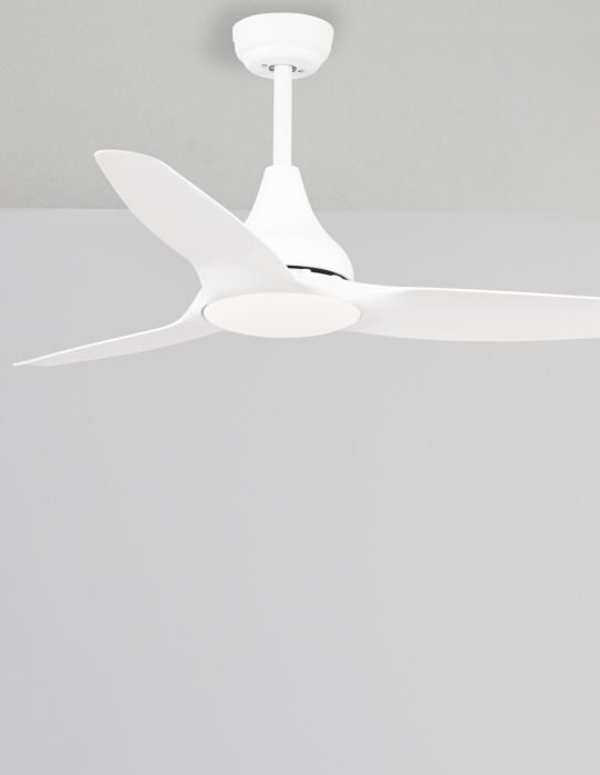 Ventilator cu LED alb/negru Martus, Ø 122 cm, baza otel, lame din ABS, 5267302 - Novaluce [12]