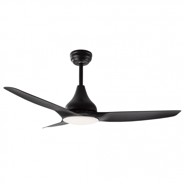 Ventilator cu LED alb/negru Martus, Ø 122 cm, baza otel, lame din ABS, 5267302 - Novaluce [3]