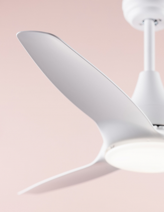 Ventilator cu LED alb/negru Martus, Ø 122 cm, baza otel, lame din ABS, 5267302 - Novaluce [15]