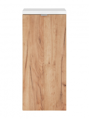 Dulap baie suspendat 80x35 cm stejar Capri Oak cu cos de rufe COMAD [2]