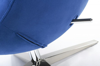 Fotoliu design lux Egg Wide Velvet, diverse culori, velur/otel crom, HE-066.HM8-18.DGREEN - King [13]