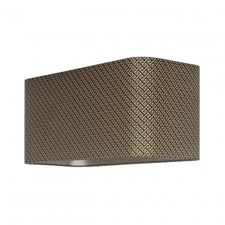 Richmond Interiors - Abajur Geo dreptunghiular (Donna-21056-Geo Classic Big 9999 Negru), -LK-0053 RECTANGLE - Richmond Interiors