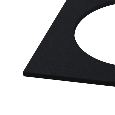 Accesoriu corp de iluminat încastrat Kappell, Aluminiu Negru, Maytoni DLA040-02B [1]