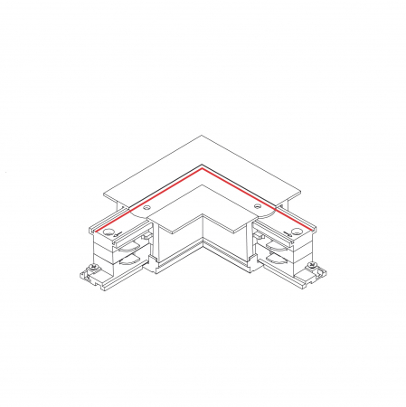 Accesoriu CTLS RECESSED POWER L CONNECTOR, LEFT (L-L) 8683 Nowodvorski [1]