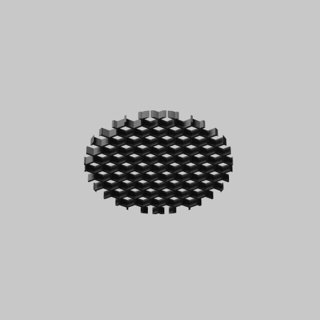 Accesoriu Dip Negru Aluminiu -W MAYTONI HoneyComb001-D32 [1]
