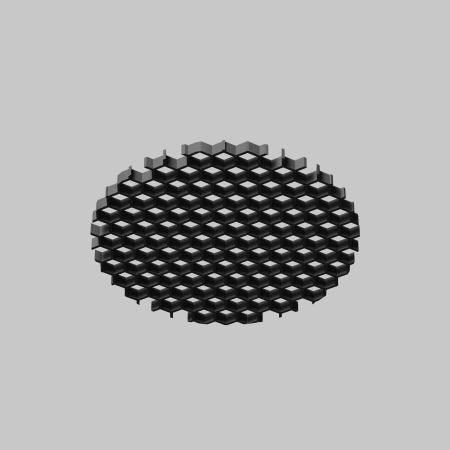 Accesoriu Dip Negru Aluminiu -W MAYTONI HoneyComb001-D41.5 [1]