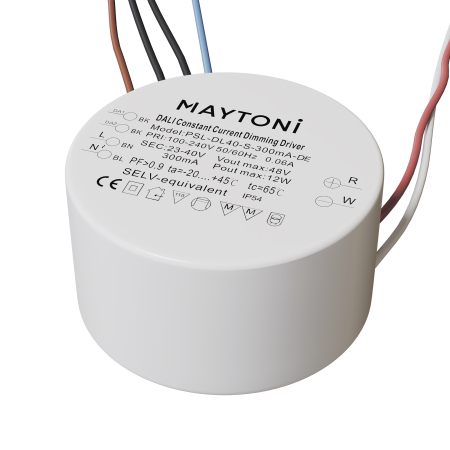 Produse - Accesoriu Surse de alimentare DALI, Plastic Alb, 12W, MAYTONI PSL-DL40-S-300mA-DE