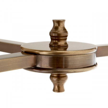  Apaj de perete Lexington Double ant brass incl white sh 108935 EICHHOLTZ [2]