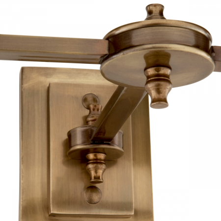  Apaj de perete Lexington Double ant brass incl white sh 108935 EICHHOLTZ [3]