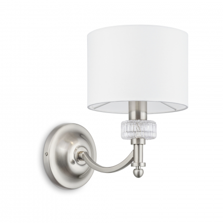 Aplice LED - Aplica Alicante MOD014WL-01N, 1xE14, crom+alba, IP20, Maytoni