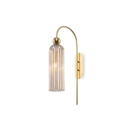 Aplica Antic MOD302WL-01CG, 1xE14, aurie+cognac, IP20, Maytoni [2]
