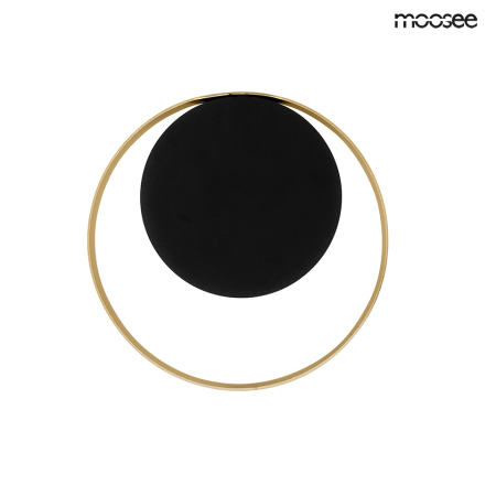 Aplică Band 26x8x26 cm, Metal Auriu; Negru - Moosee [5]