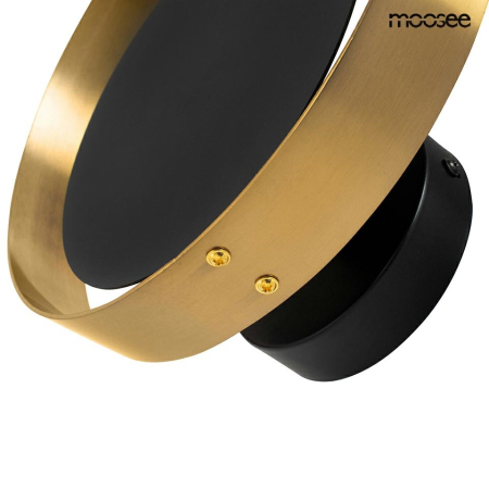 Aplică Band 26x8x26 cm, Metal Auriu; Negru - Moosee [9]